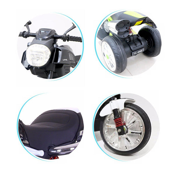 online Moto Motocicletta Elettrica per Bambini 6V Speed Kidfun Bianca