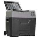 Frigo Portatile per Auto da 50L 58,6x37,8x54,5 cm con Pannello Touch e Ruote Grigio   