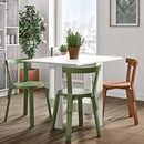 Tavolo Pieghevole Salvaspazio 130x76x73,4 cm in MDF Artemio Bianco