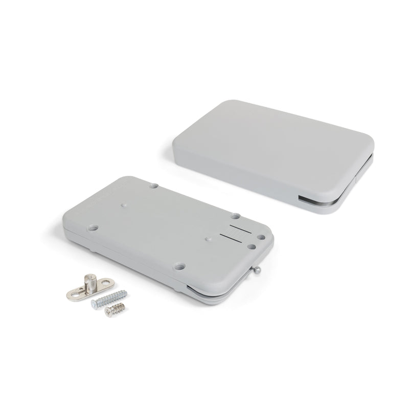 Meccanismo per Ante a Ribalta Miniwinch Forza 6 Kg Plastica Grigia Acciaio e Tecnoplastica Emuca