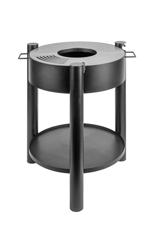 Barbecue a Legna Piano Cottura 5 mm Erica in Acciaio Nero Alta Temperatura online