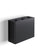 Pattumiera a Muro a 3 Scomparti Totale 60 L 76x28x56 cm con Contenitori Interni in Acciaio Verniciato Nero