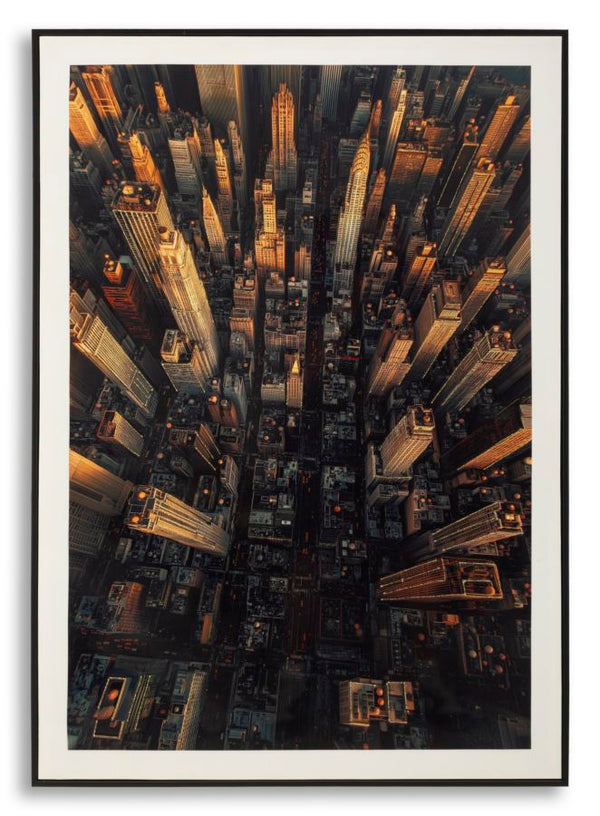 Stampa su Tela Laccata New York con Cornice 72x4x102 cm in Abete e Tela e Plastica acquista