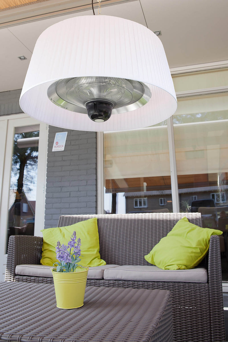 Stufa da Esterno Lampada Riscaldante Elettrica a Sospensione 1800W Kraus Thea