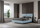Letto Matrimoniale Nandy Azzurro Varie Misure