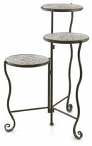 Portapiante a 3 Ripiani in Ferro Battuto Soriani