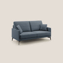 Divano 2 Posti 140x94x90 cm in Tessuto Blu