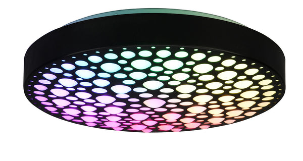 Plafoniera da Interno a LED in Plastica Nero Opaco sconto