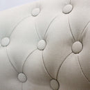 Poltrona Coreen in Tessuto 61x61x71 h cm in Legno Beige