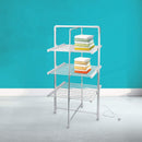 Stendibiancheria Elettrico 73x68x143 cm 300W Bianco