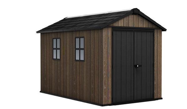 Casetta Box da Giardino 230x350x246 cm Keter Signature Apex 7511/1175 in Resina Effetto Legno Noce sconto
