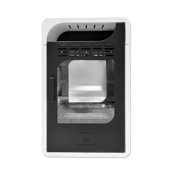 Stufa a Bioetanolo Fiammetta JR Ventilara Bruciatore da 1,5 L Struttura in Acciaio Bianco online
