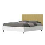 Letto Matrimoniale Kaia Ocra Varie Misure