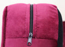 Divano 2 Posti Chandler 152x81x89 h cm in Velluto Rosso