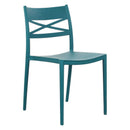 Set 6 Sedie 81x46x52 cm in Polipropilene Ottanio