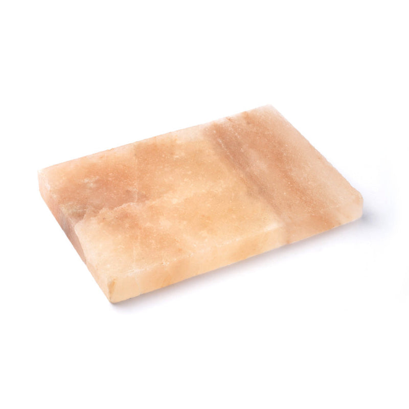 Piastra di Sale Rettangolare con Base Wengé Bisetti