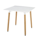 Tavolo da Cucina 70x70x74 cm in legno Bianco