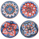 Set 4 Piatti Pizza Ø33x2 cm  in Porcellana VdE Tivoli 1996 Le Maioliche 