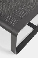 Tavolino da Esterno 105x62x38h cm in Alluminio Merrigan Antracite  