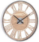 Orologio da Parete Ø60x6 cm in Mdf e Acciaio Ticking