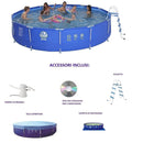 Piscina Fuori Terra Rotonda 450x122cm Jilong Blu