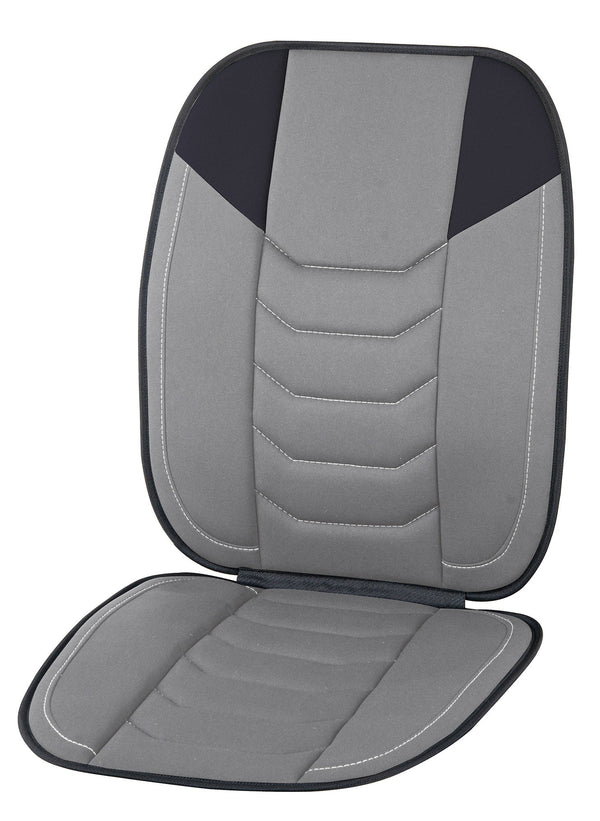 Coprisedile Anteriore Singolo 104x44 cm per Auto Universale Grigio sconto