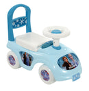 Macchina Cavalcabile per Bambini Volante Direzionabile Vano Contenitore e Telefono Disney Frozen Azzurro
