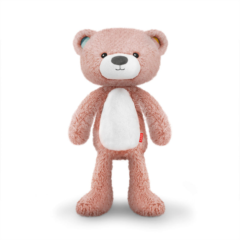 Orsacchiotto di Peluche Multifunzione Allenatore del Sonno 16x40x12 cm con Luce e Suoni Rosa