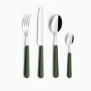 Servizio Set di Posate 24 pezzi in Acciaio Inox Eme Brio Verde 23