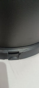 Pattumiera Gettacarte Ø25xh60 cm Autoestinguente In Acciaio Verniciato Nero Seconda Scelta