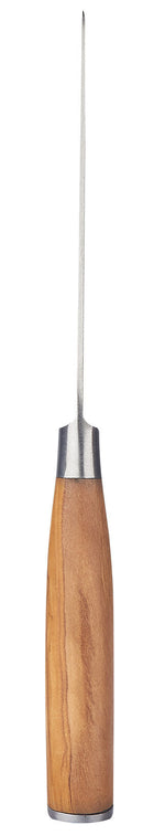 Set 4 Coltelli da Bistecca Lama Liscia Manico in Legno di Olivo