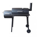 Barbecue a Carbonella 110x64x113,5 h cm in Acciaio Nero