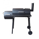 Barbecue a Carbonella 110x64x113,5 h cm in Acciaio Nero