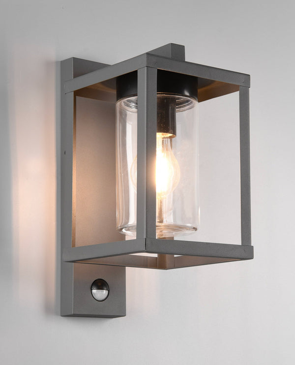 Applique da Esterno Attacco E27 in Alluminio Pressofuso Antracite sconto