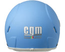Casco Demi-Jet per Bambini Visiera Lunga CGM Varadero 206A Azzurro Opaco