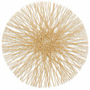 Set 6 Tovagliette Tonde in Carta Villa d'Este Sunshine Nocciola