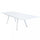 Tavolo Zante Allungabile 200/300x110x75 h cm in Alluminio Bianco
