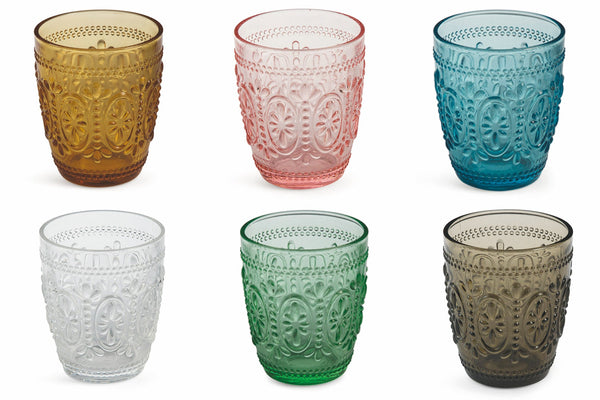 prezzo Set 6 Bicchieri Ø8x10 cm in Vetro Villa d'Este Home Tivoli Imperial