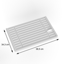 Mobile Lavatoio 59x40x74 cm Monoblocco in Resina PP Bianco