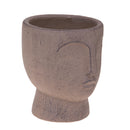 Set 3 Vasi a Forma di Testa H 17,5 cm