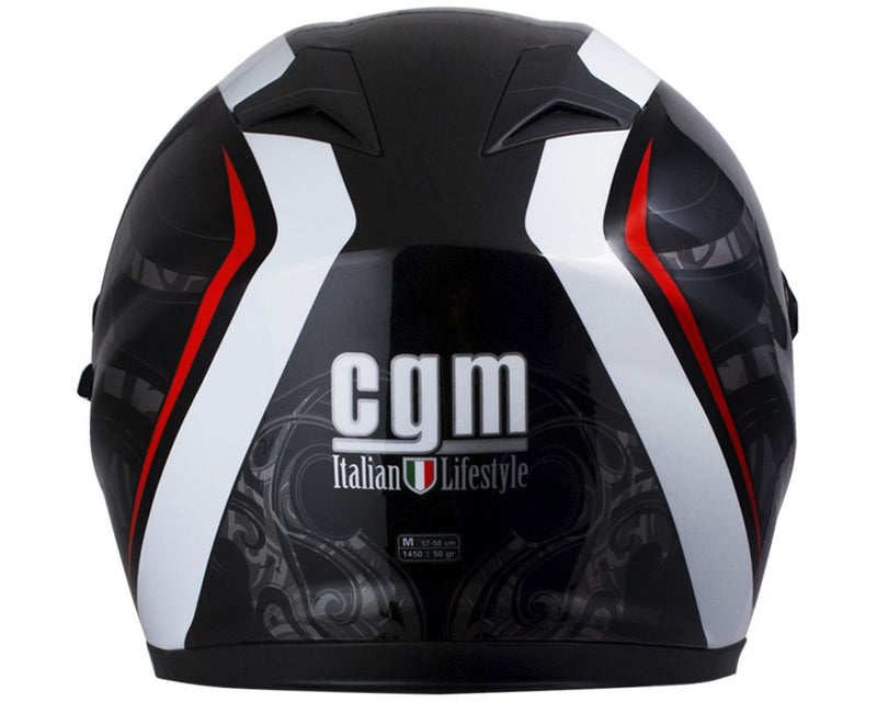 Casco Integrale per Scooter Visiera Lunga CGM Los Angeles 308G Rosso Varie Misure