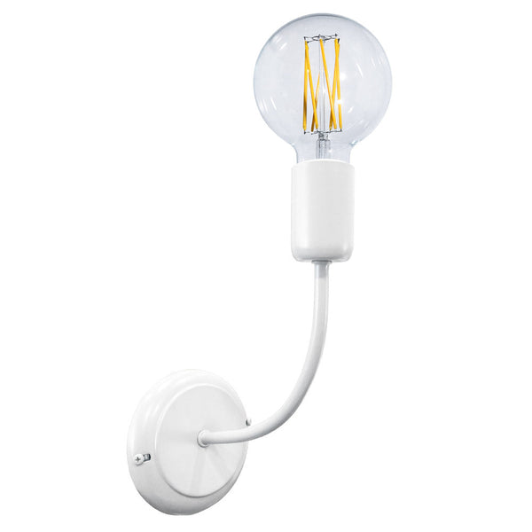 acquista Applique 1xE27 Montatura Verniciata Bianco E-Energy Daniela