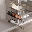 Scarpiera Laterale Destra per Armadi in Acciaio Emuca Hack Grigio Pietra