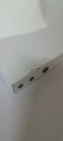 Mobile Coprilavatrice da Esterno 68x68x88 cm in Alluminio Bianco Seconda Scelta