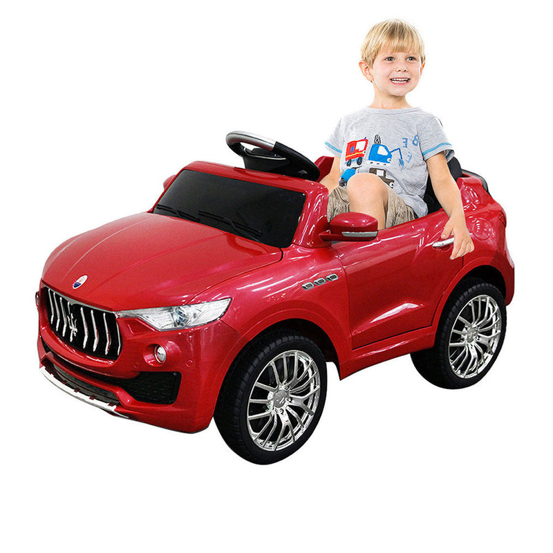 Macchina Elettrica per Bambini 6V con Licenza Maserati Levante Rossa