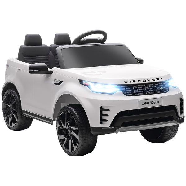sconto Macchina Elettrica per Bambini Licenza Ufficiale Land Rover Discovery 12V con Telecomando Bianco