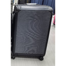 Valigia Rigida Grande 103 L 77x50x30 cm Espandibile con 4 Ruote Girevoli e Angoli Protettivi in ABS Nero      