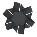 Braciere da Esterno a Legna in Acciaio 55x55x50 cm Flig Austin Basket Nero