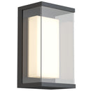 Lampada da parete Outdoor in Alluminio Baker Street Nero