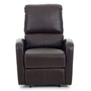 Poltrona Relax Reclinabile Manuale in Similpelle Camilla Marrone